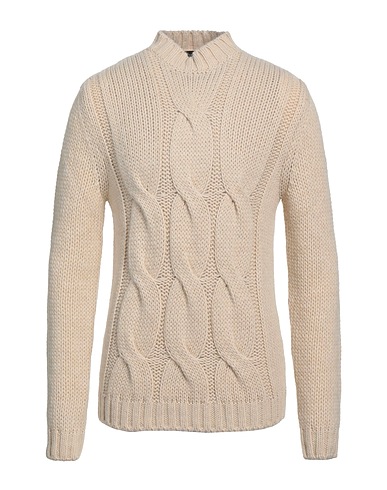 HERITAGE Turtleneck Beige 60% Acrylic, 15% Alpaca wool, 15% Wool, 10% Viscose