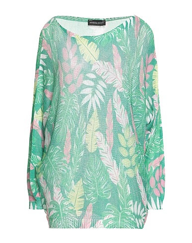 VANESSA SCOTT Sweater Green 62% Polyester, 33% Viscose, 5% Elastane