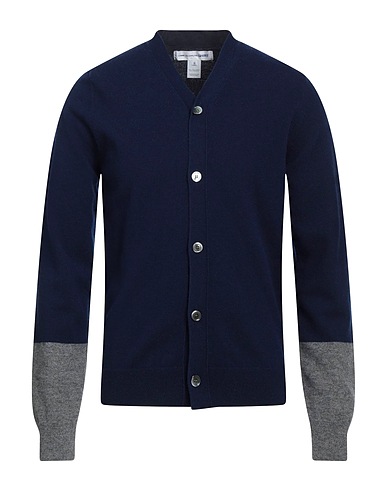 COMME des GARÇONS SHIRT Cardigan Midnight blue 100% Lambswool