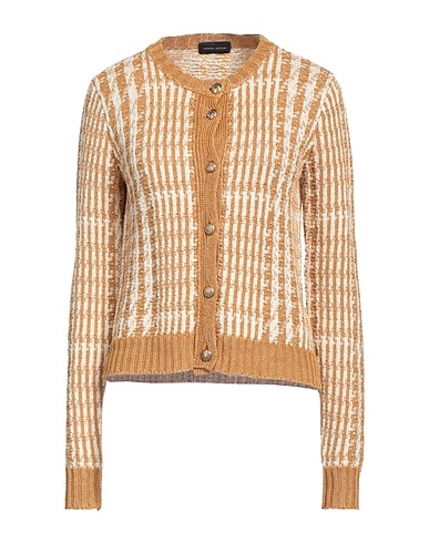 ROBERTO COLLINA Cardigan Sabbia 60% Lino, 40% Cotone