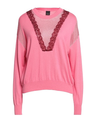 PINKO Jumper Pink 50% Viscose, 40% Polyamide, 5% Wool, 5% Cashmere, Synthetic fibers
