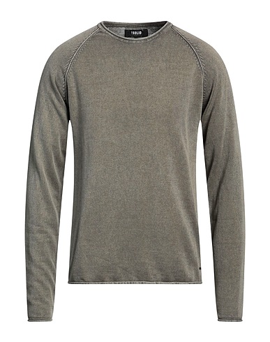 !SOLID Pullover Verde militare 100% Cotone