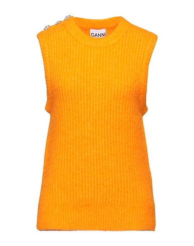 GANNI Jumper Orange 32% Alpaca wool, 32% Merino Wool, 30% Polyamide, 6% Elastane