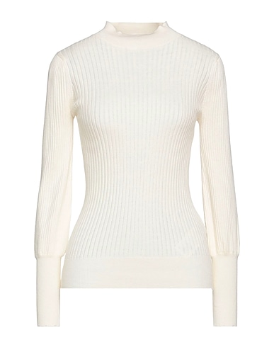 MAX&Co. Turtleneck Ivory 90% Cotton, 10% Cashmere, Polyamide