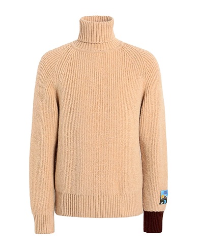 LC23 Polo neck TURTLENECK SWEATER
 Beige 31% Acrylic, 22% Polyamide, 21% Synthetic fibers, 18% Wool, 8% Mohair wool