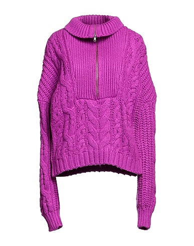 FOR LOVE & LEMONS Polo neck Mauve 70% Acrylic, 30% Nylon