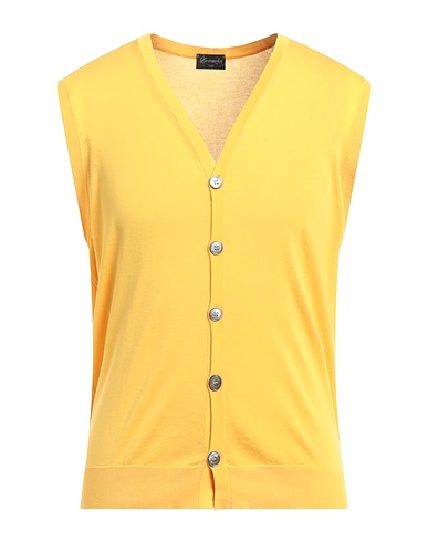 DRUMOHR Cardigan Giallo ocra 100% Cotone