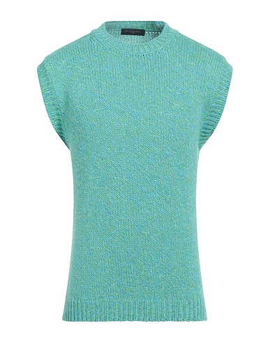 DANIELE FIESOLI Sleeveless sweater Sky blue 100% Wool