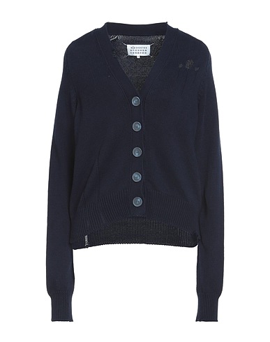 MAISON MARGIELA Cardigan Midnight blue 100% Cotton