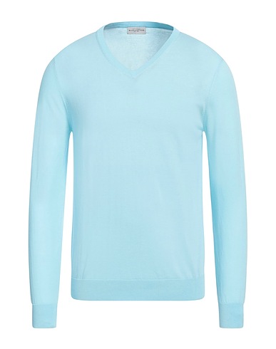 BALLANTYNE Pullover Celeste 100% Cotone