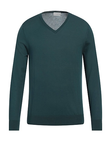 BALLANTYNE Pullover Dunkelgrün 100% Baumwolle