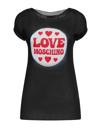 LOVE MOSCHINO Sweater Black 88% Viscose, 12% Polyamide