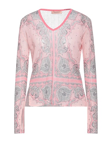 TWINSET Sweater Pink 82% Cotton, 18% Polyamide