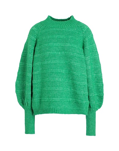 ONLY Rollkragenpullover Grün 45% Recyceltes Polyester, 37% Polyester, 14% Acryl, 4% Wolle