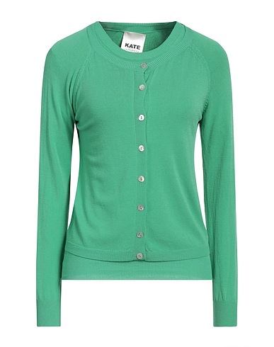 KATE BY LALTRAMODA Twin set Green 79% Viscose, 21% Polyamide