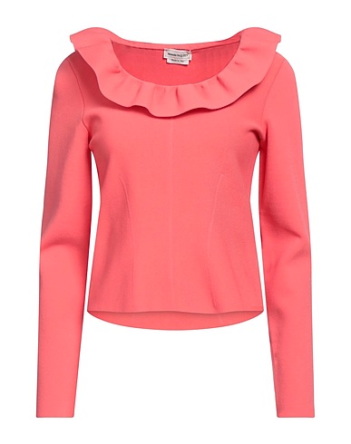 MCQUEEN Sweater Coral 62% Viscose, 22% Polyamide, 13% Polyester, 3% Elastane