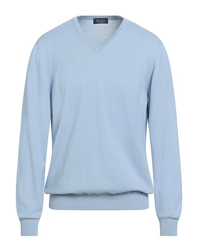 DRUMOHR Pullover Celeste 55% Lana, 30% Cachemire, 15% Seta