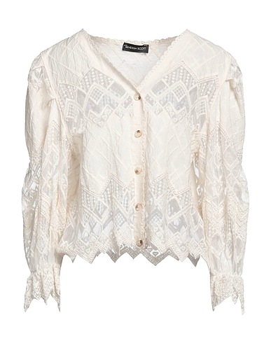VANESSA SCOTT Cardigan Beige 100% Cotton