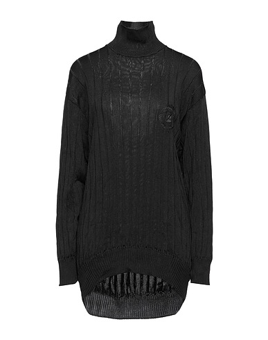 BALENCIAGA Turtleneck Midnight blue 100% Silk, Polyester