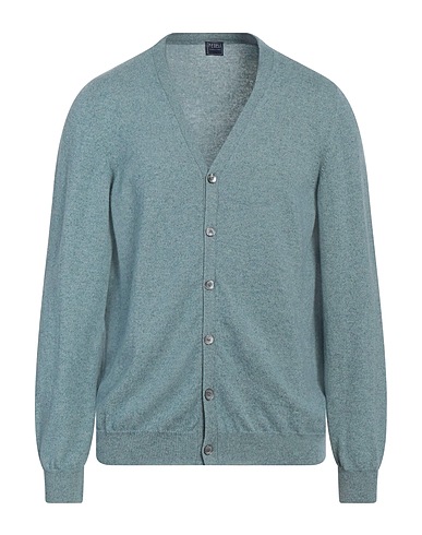 FEDELI Cardigan Sky blue 100% Cashmere