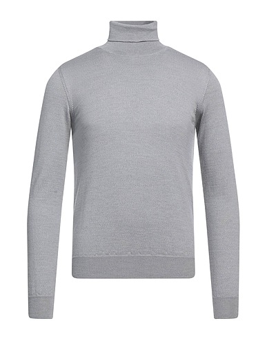 VNECK Dolcevita Grigio 100% Lana Merino