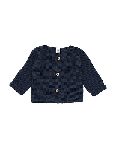PETIT BATEAU Strickjacke Nachtblau 100% Baumwolle
