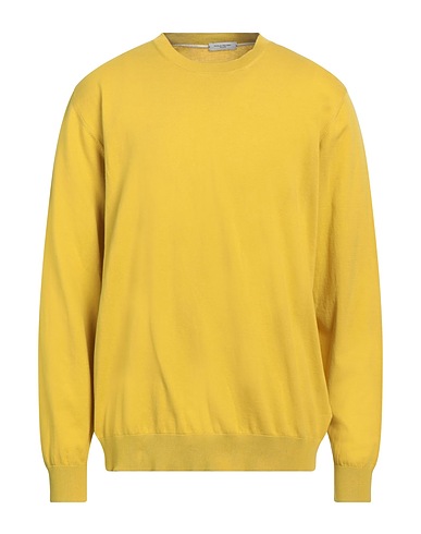 PAOLO PECORA Pullover Gelb 100% Baumwolle