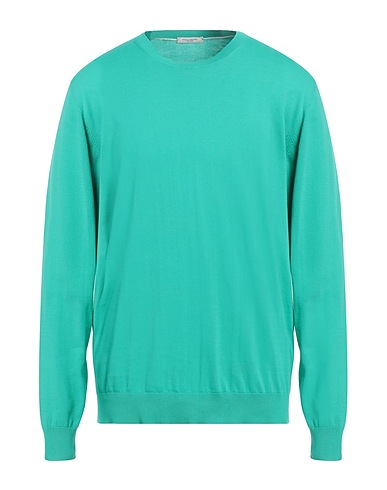 PAOLO PECORA Pullover Verde 100% Cotone