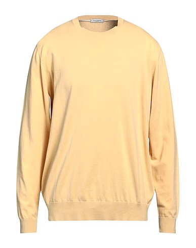 PAOLO PECORA Pullover Giallo pastello 100% Cotone