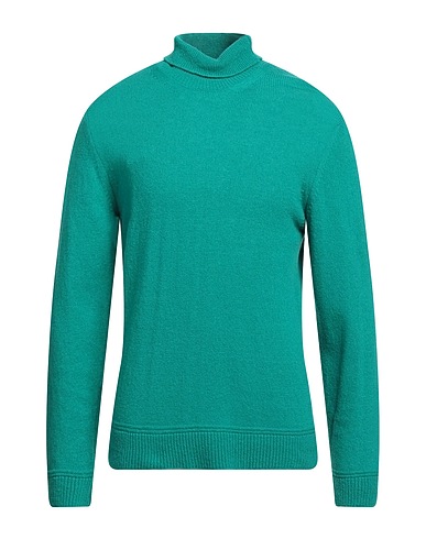 DANIELE FIESOLI Polo neck Green 70% Merino Wool, 30% Polyamide