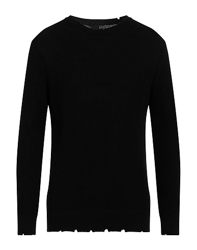 WHY NOT BRAND Jumper Black 50% Cotton, 50% Acrylic