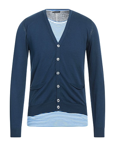 +39 MASQ Pullover Blu notte 100% Cotone