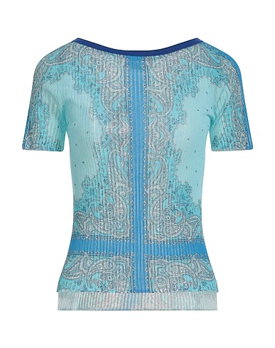 TWINSET Pullover Celeste 82% Cotone, 18% Poliammide