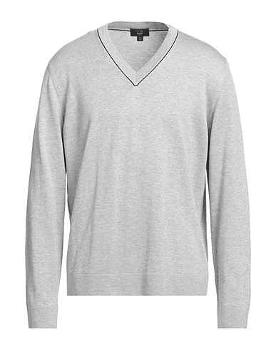 DUNHILL Jumper Light grey 56% Mulberry silk, 44% Cotton