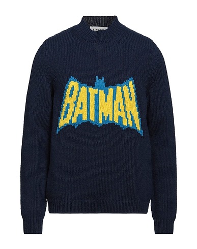 LANVIN Jumper Midnight blue 50% Cashmere, 50% Virgin Wool