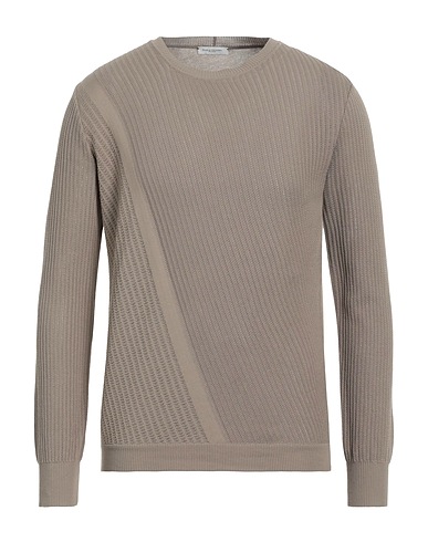 PAOLO PECORA Sweater Khaki 100% Cotton