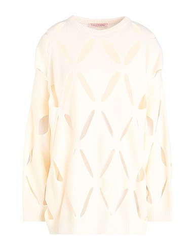 VALENTINO GARAVANI Sweater Cream 100% Virgin Wool