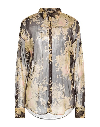 DSQUARED2 Floral shirts & blouses Sand 100% Polyester