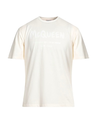 MCQUEEN T-shirt Ivory 100% Cotton