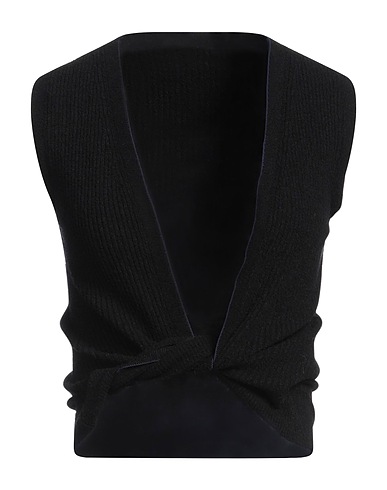 JACQUEMUS Jumper Black 70% Cotton, 27% Polyamide, 3% Viscose