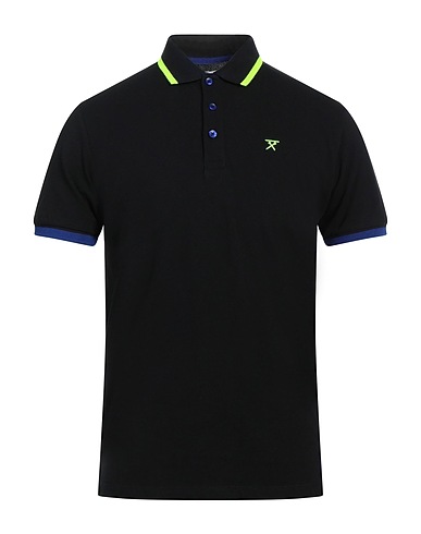 BERNA Polo shirt Black 100% Cotton