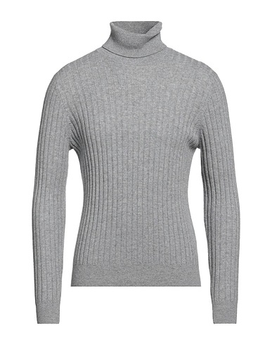 MALO Polo neck OPTIMUM Grey 70% Wool, 30% Cashmere