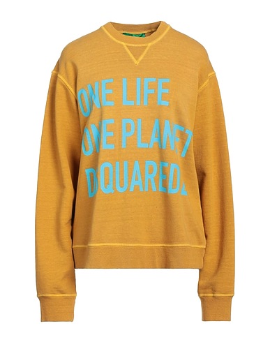 DSQUARED2 Sweatshirt Marigold 100% Cotton, Elastane