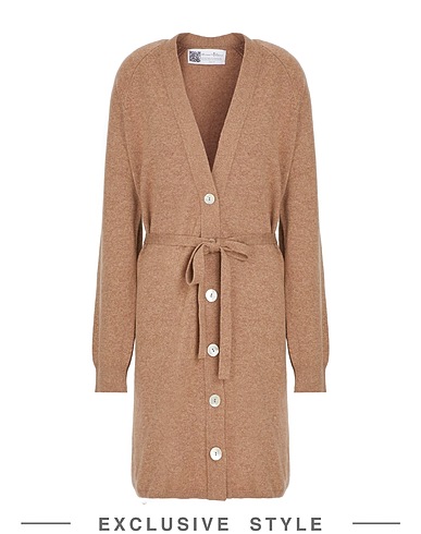 YOOX NET-A-PORTER for THE PRINCE'S FOUNDATION Cardigan Taupe 100% Cashmere