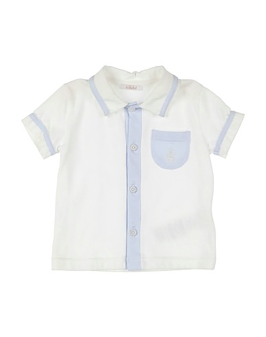 LE BEBÉ Polo shirt White 94% Cotton, 6% Elastane