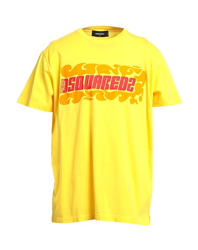 DSQUARED2 T-shirt Yellow 100% Cotton