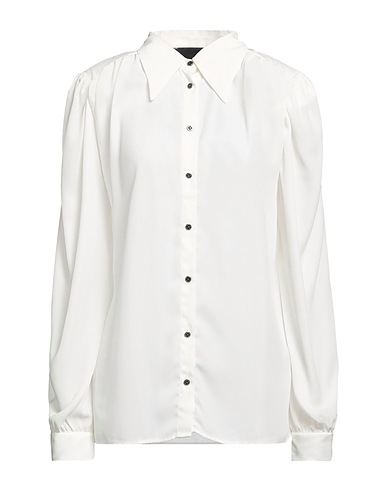 JOHN RICHMOND Solid colour shirts & blouses White 100% Polyester