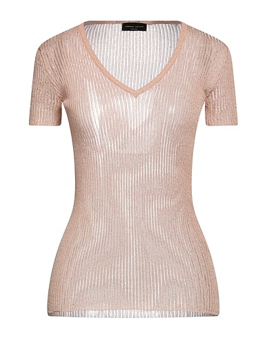 ROBERTO COLLINA Sweater Blush 82% Viscose, 18% Polyester