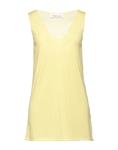 LAMBERTO LOSANI Jumper Yellow 70% Virgin Wool, 30% Silk