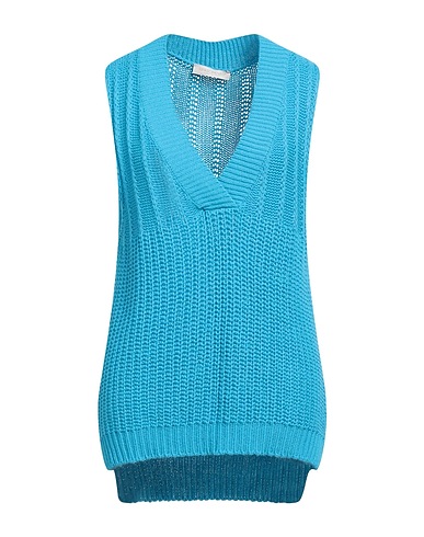 RINASCIMENTO Maglia Gilet Azzurro 50% Cotone, 50% Acrilico